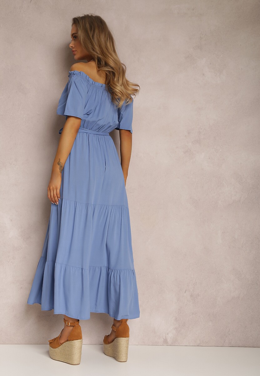 Niebieska  Sukienka Amiphiphae