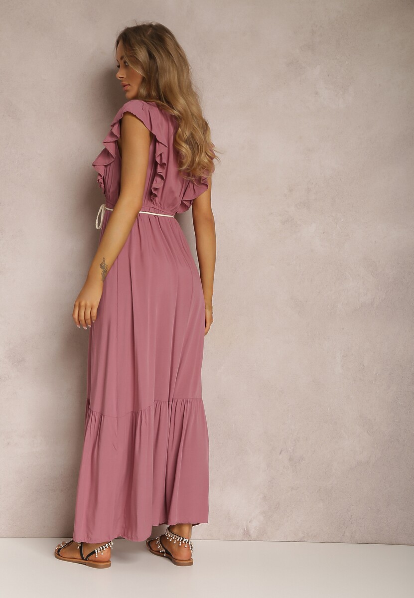 Różowa Sukienka Ampanie