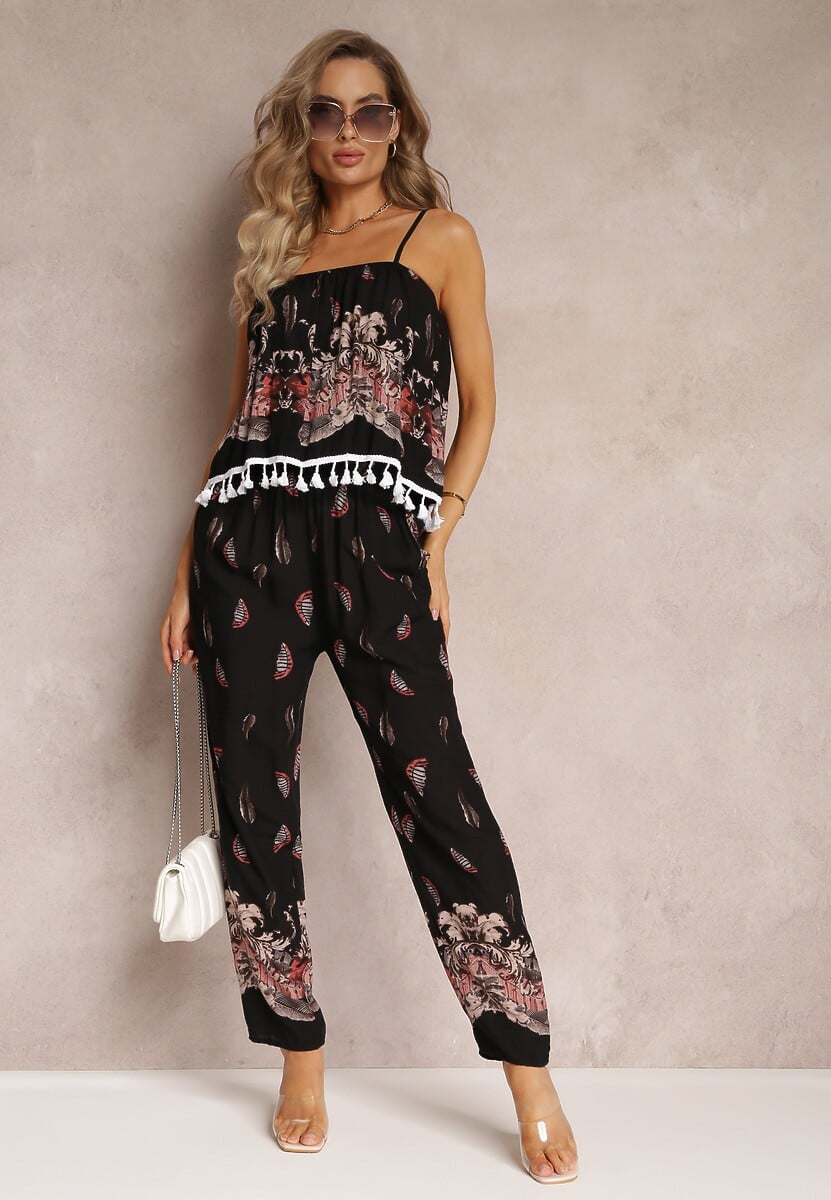 Czarno-Brązowy Kombinezon Picture of You