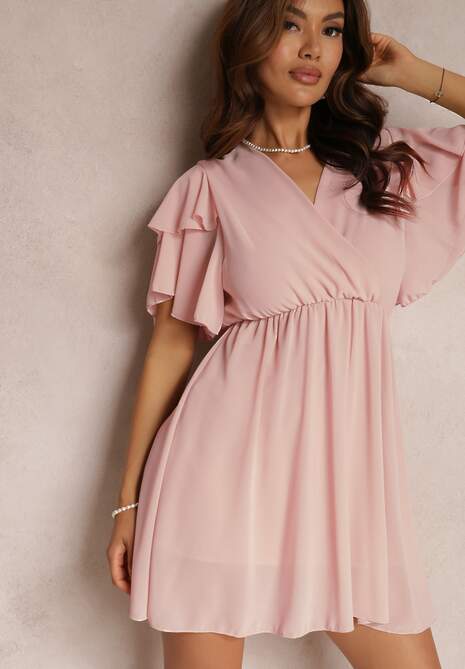 Różowa Sukienka Nemele