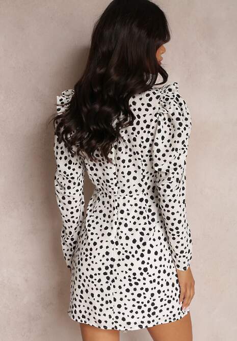 Biało-Czarna Sukienka Calinome