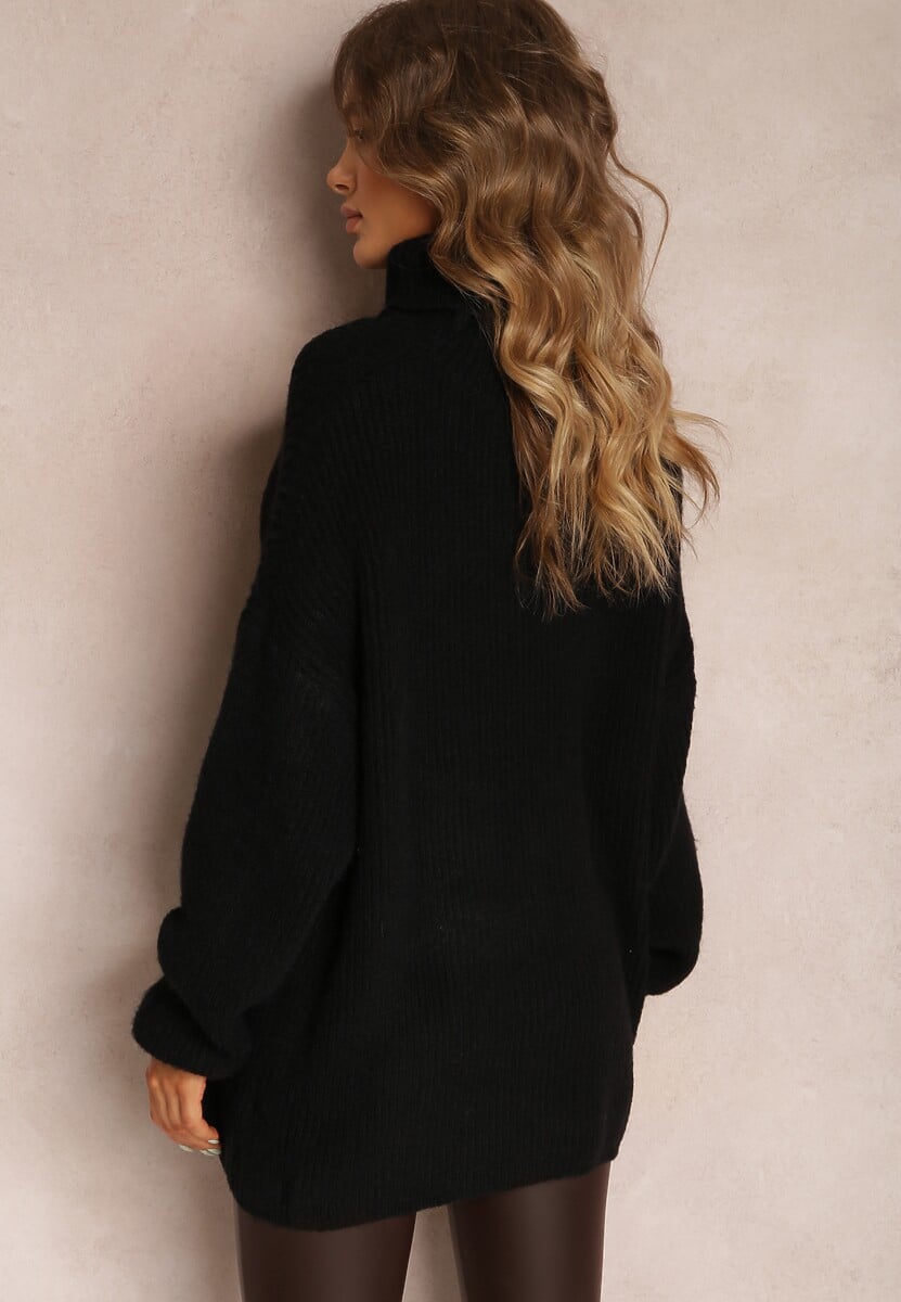 Czarny Golf Oversize Malia