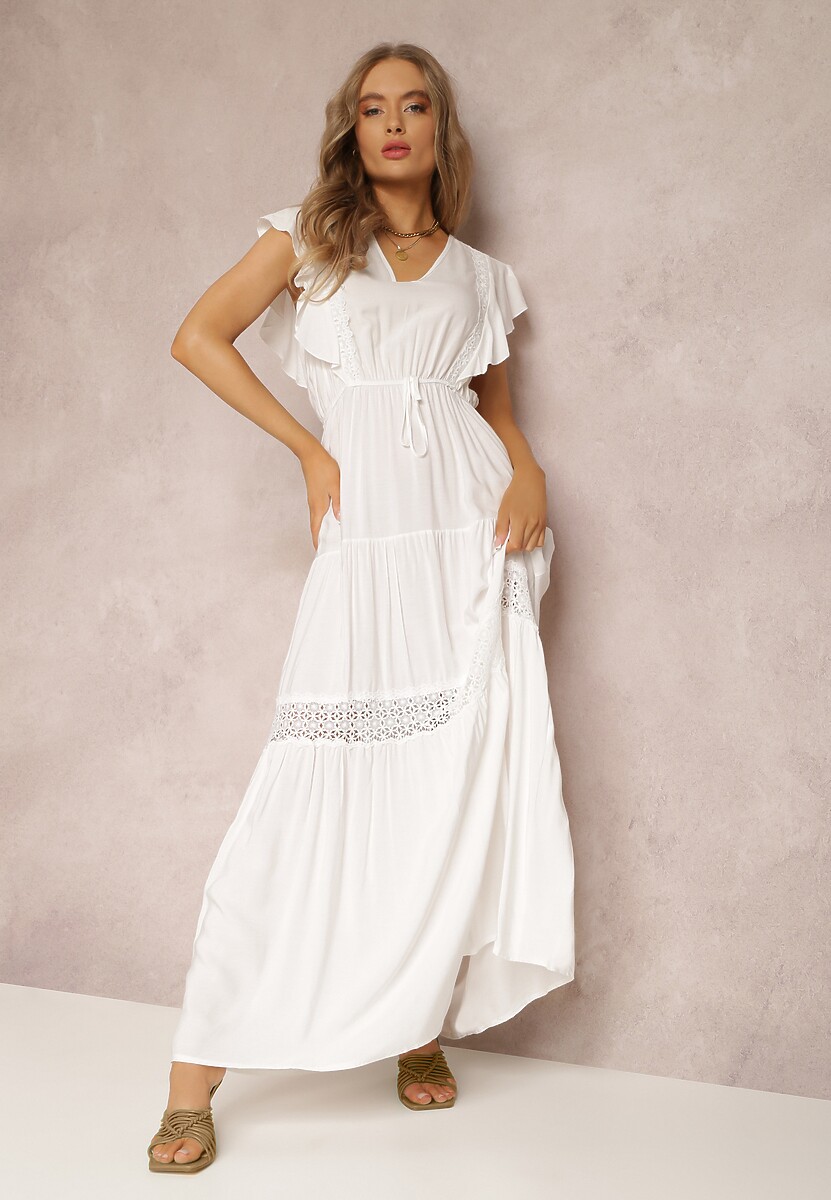 Biała Sukienka Callamene