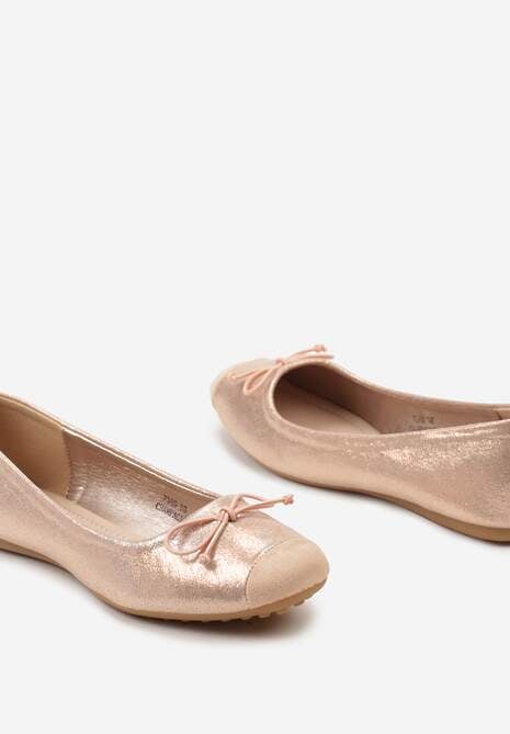Szampańskie Balerinki z Subtelną Kokardką Blosorina