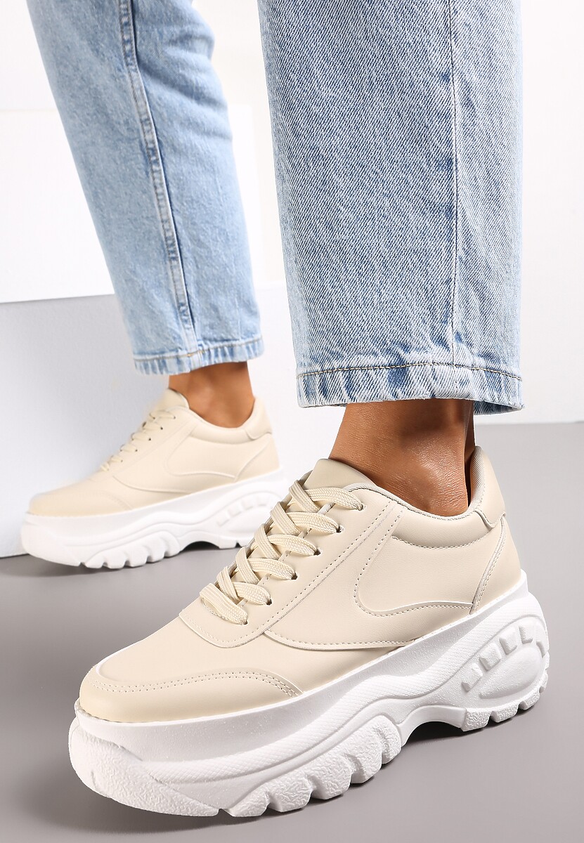 Beżowe Sneakersy Fair Crush