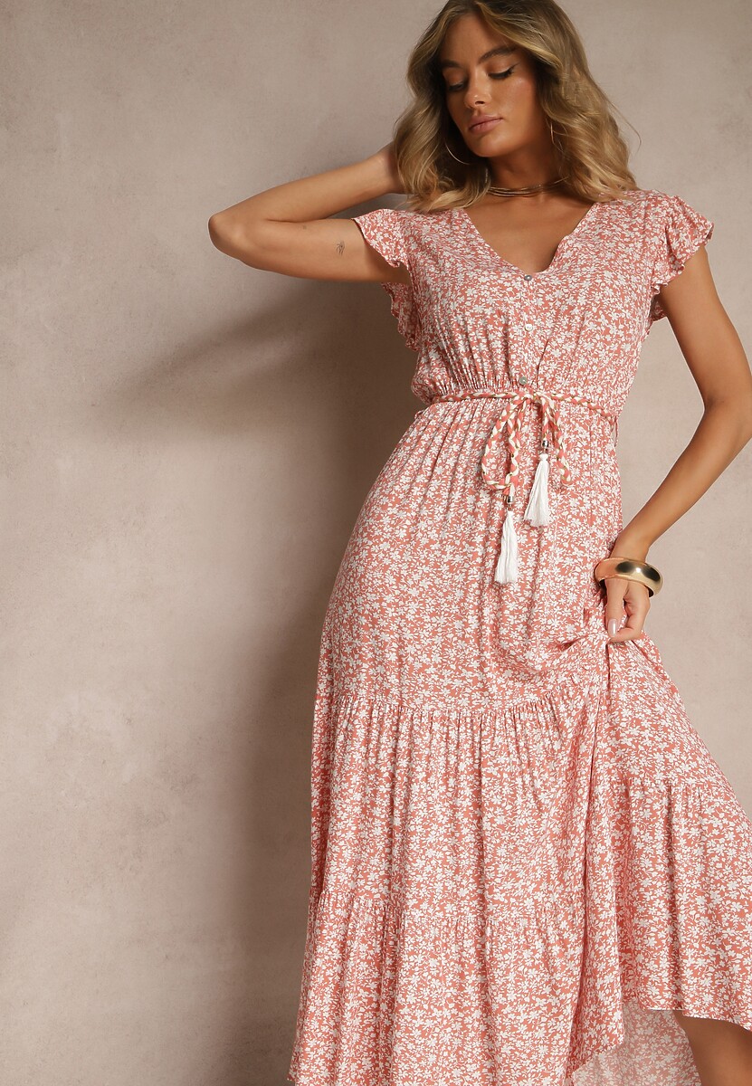 Różowa Sukienka Tinuin