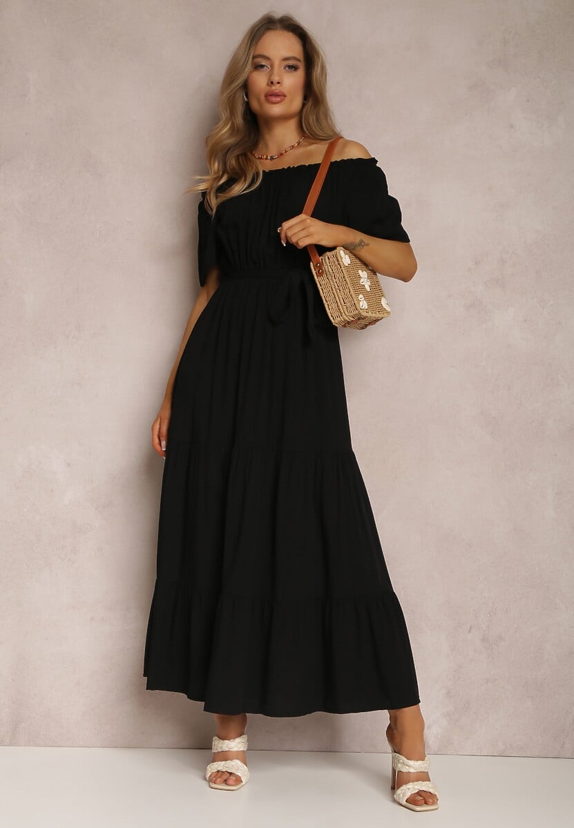 Czarna Sukienka Amiphiphae