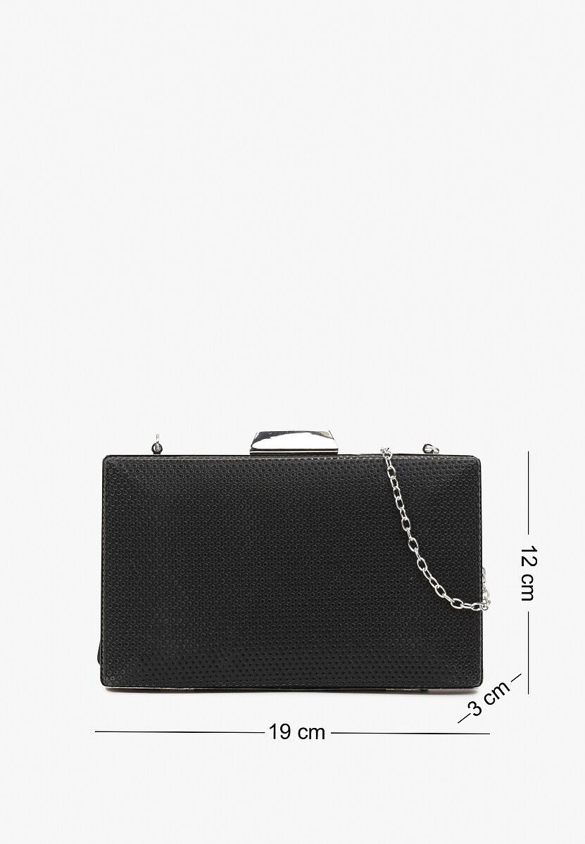 Jasnoróżowa Brokatowa Torebka Kopertówka z Zatrzaskowym Zapięciem Kamanate