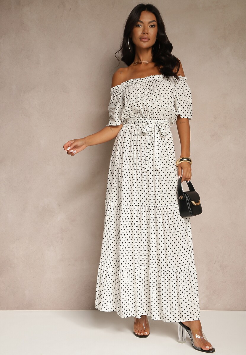 Biała Sukienka Kaliphanthe