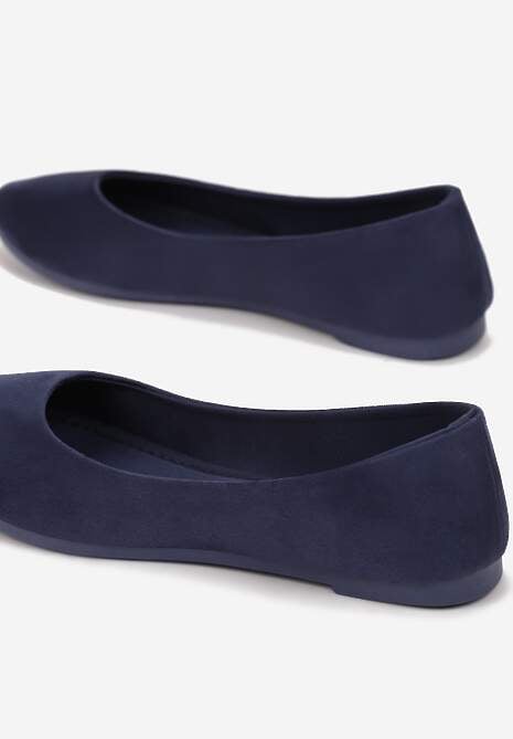 Granatowe Balerinki Rhaenertise