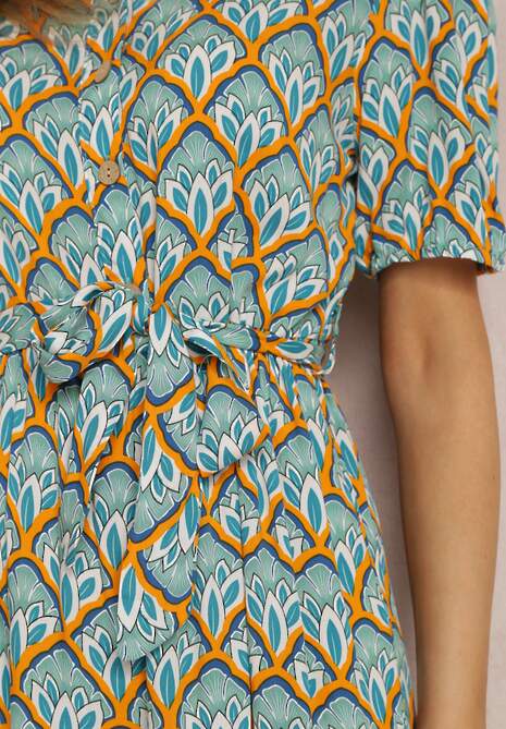 Miętowa Sukienka Amarhotis