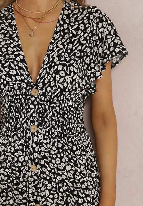 Czarna Sukienka Ampochis