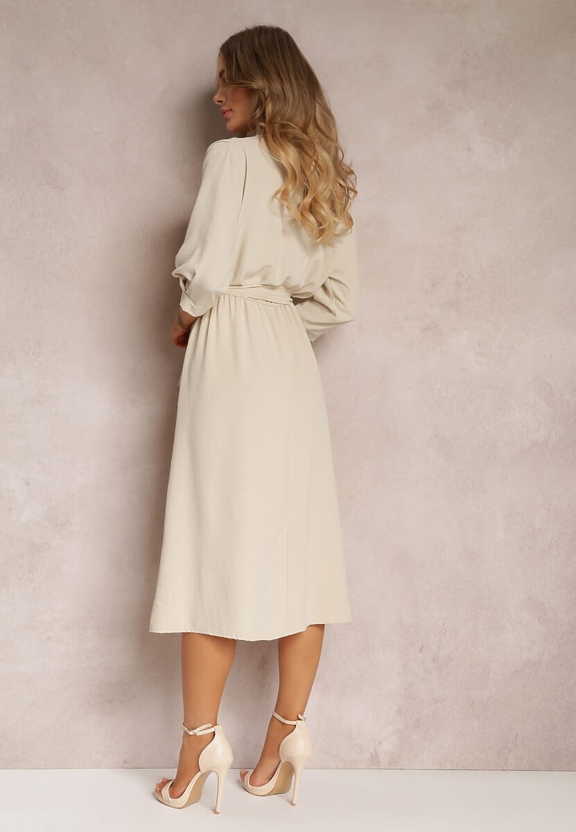 Beżowa Sukienka Canopis