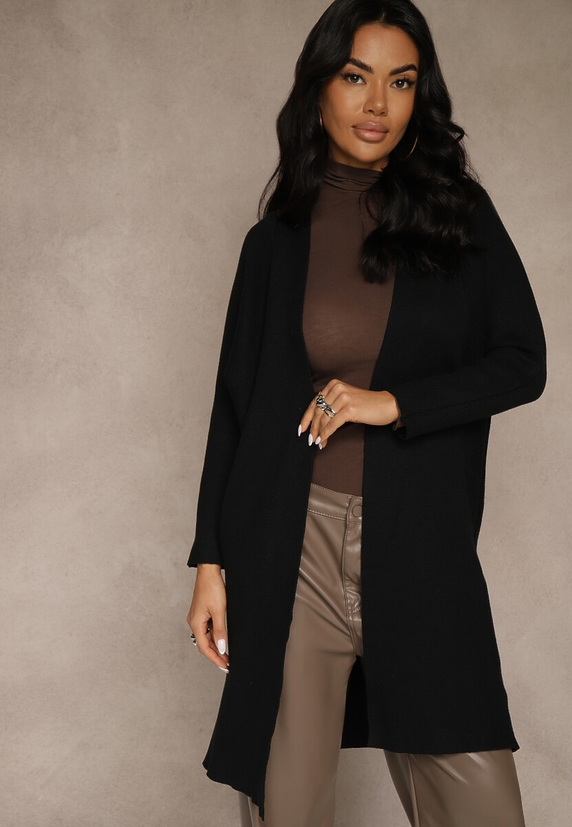 Szary Niezapinany Casualowy Kardigan Felltusa