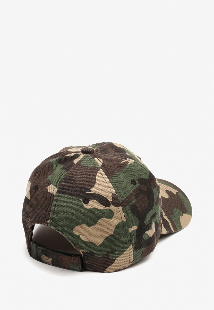 Ciemnozielona Czapka z Daszkiem z Motywem Moro Sonalithra