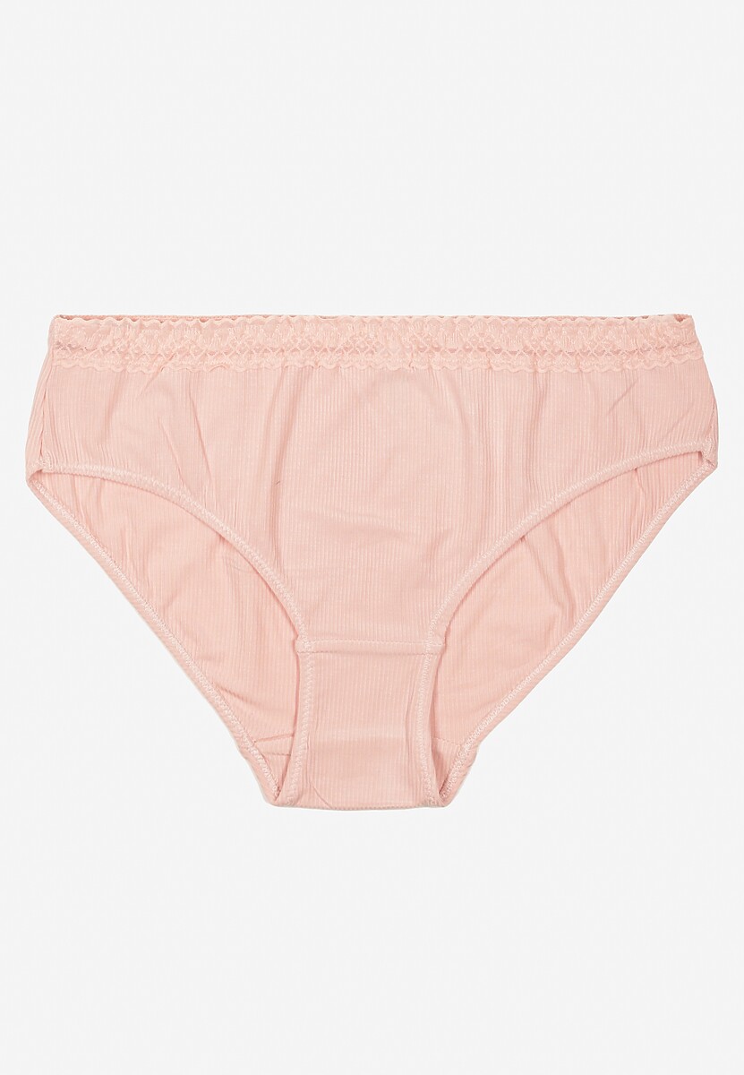 Jasnoróżowe Majtki Figi Bawełniane Zenvisa