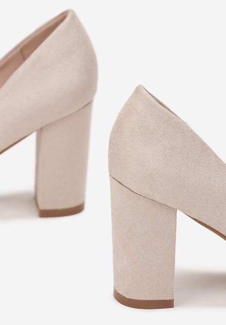 Beżowe Czółenka Omphele