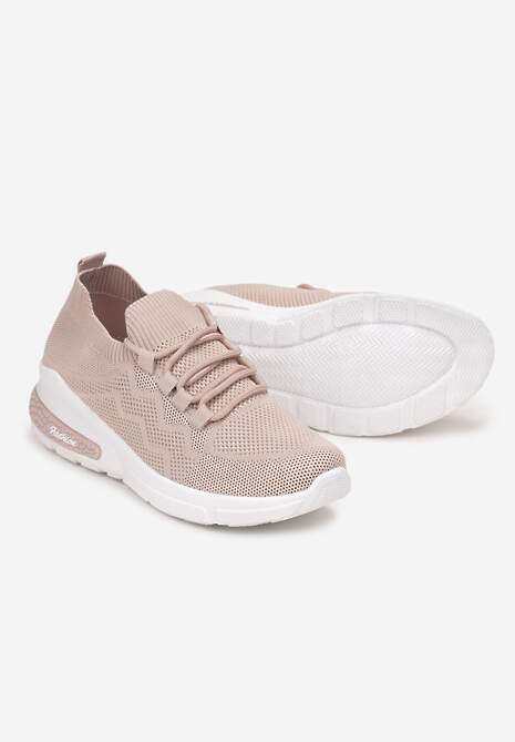 Beżowe Buty Sportowe Philone