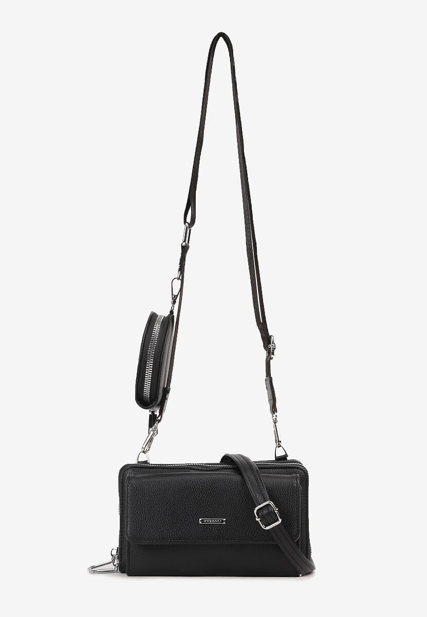 Beżowa Mała Torebka z Dwiema Komorami i Dodatkowymi Odpinanymi Paskami Sialitha