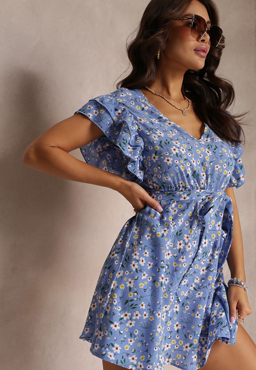 Niebieska Sukienka Diosisha