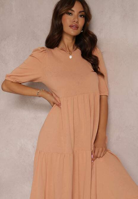 Różowa Sukienka Bawełniana Hagelin