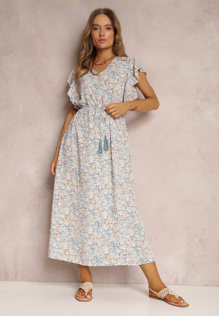 Miętowa Sukienka Ceekey