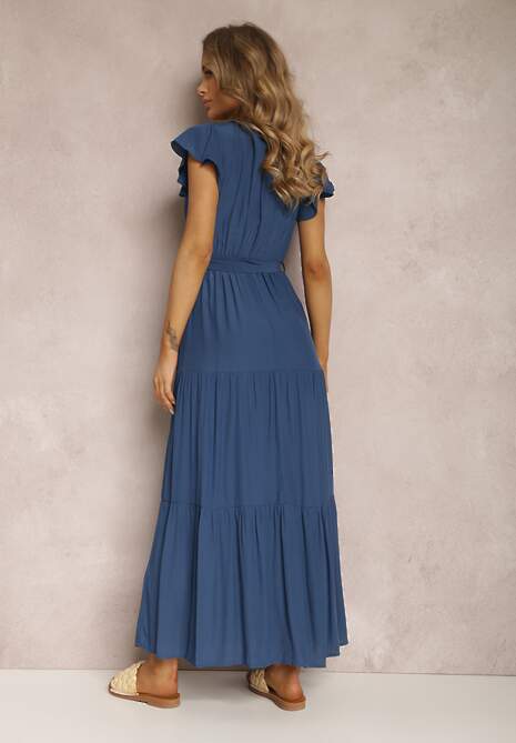 Granatowa Sukienka Tantysus