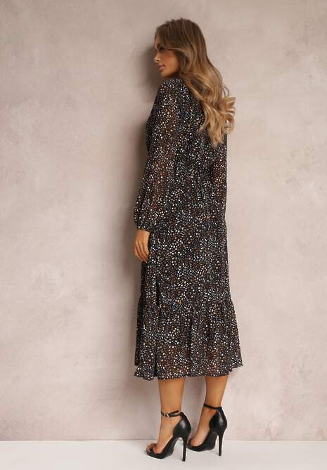 Granatowa Sukienka Boulderblossom