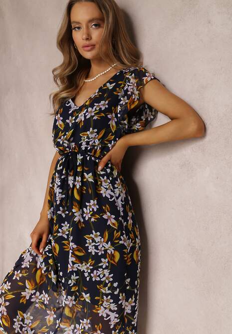 Granatowa Sukienka Vimmy