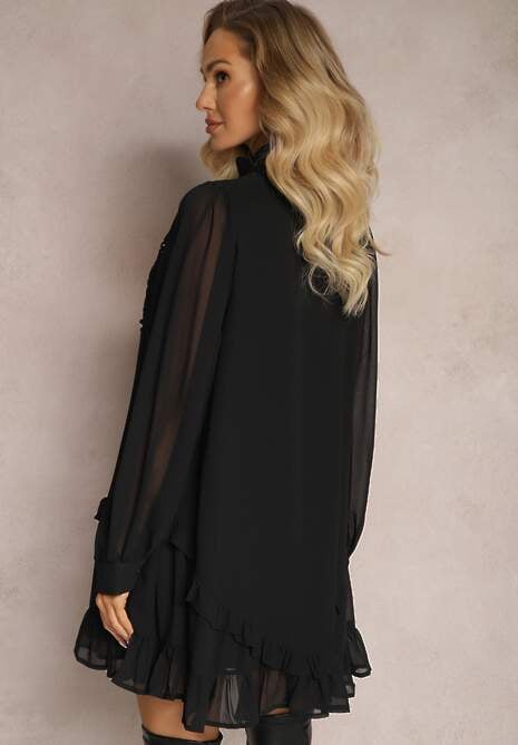 Czarna Sukienka Rislea