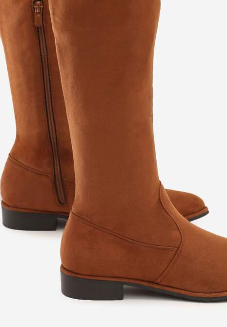 Brązowe Kozaki Sorry Not Sorry