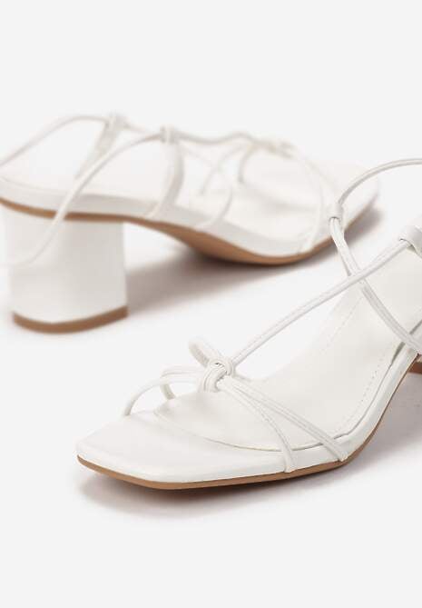 Białe Sandały Rhodike