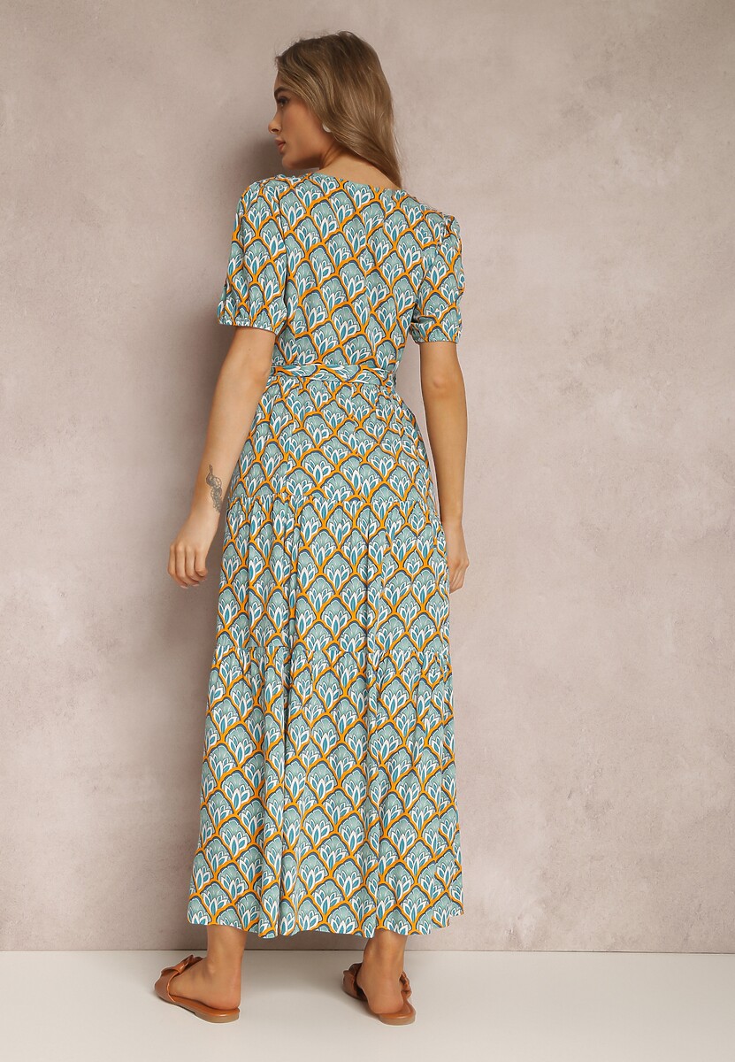 Miętowa Sukienka Amarhotis