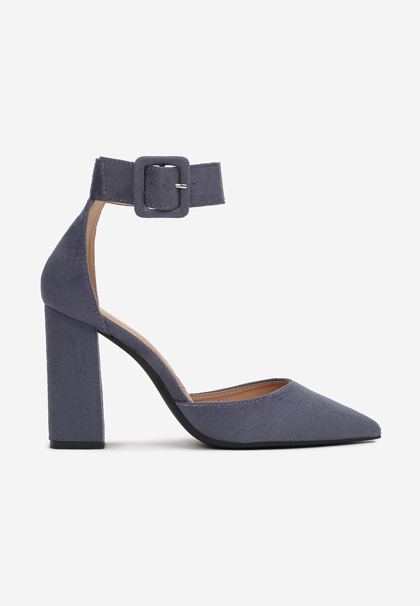 Niebieskie Czółenka Makki