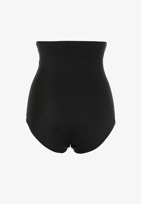 Czarne Majtki Modelujące z Wysoką Talią Elissia