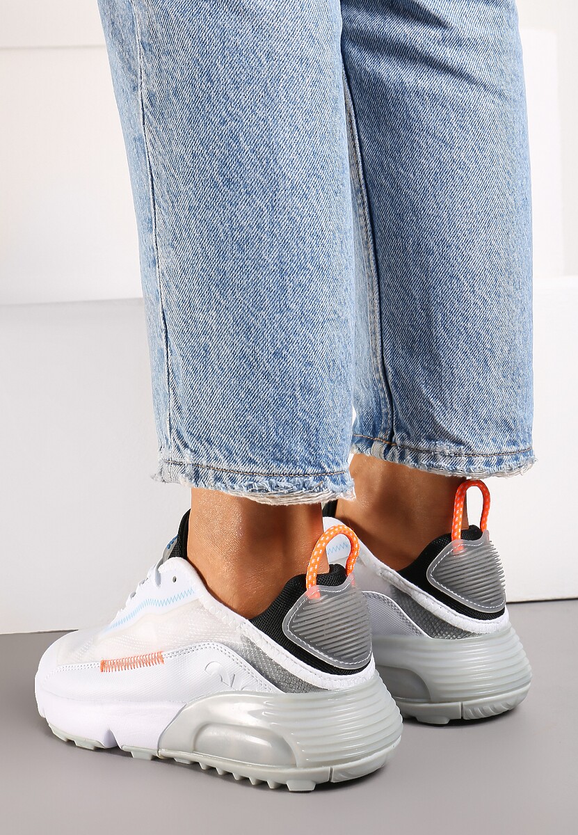 Biało-Szare Sneakersy  Azama