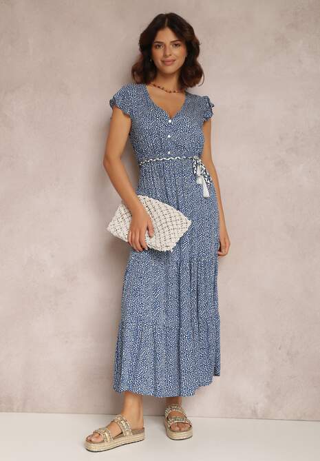 Niebieska Sukienka Tudielle