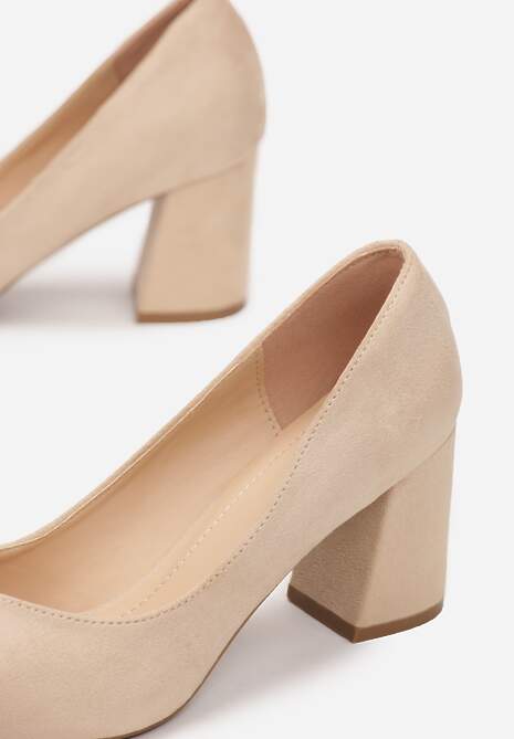 Beżowe Czółenka Aqiamare