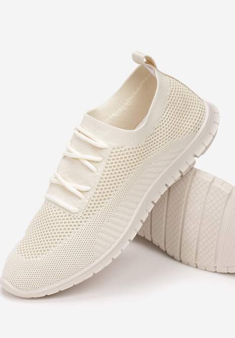 Beżowe Buty Sportowe Phalithoe