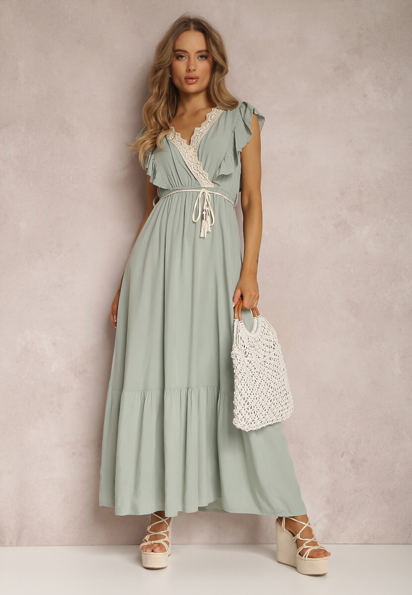 Biała Sukienka Ampanie