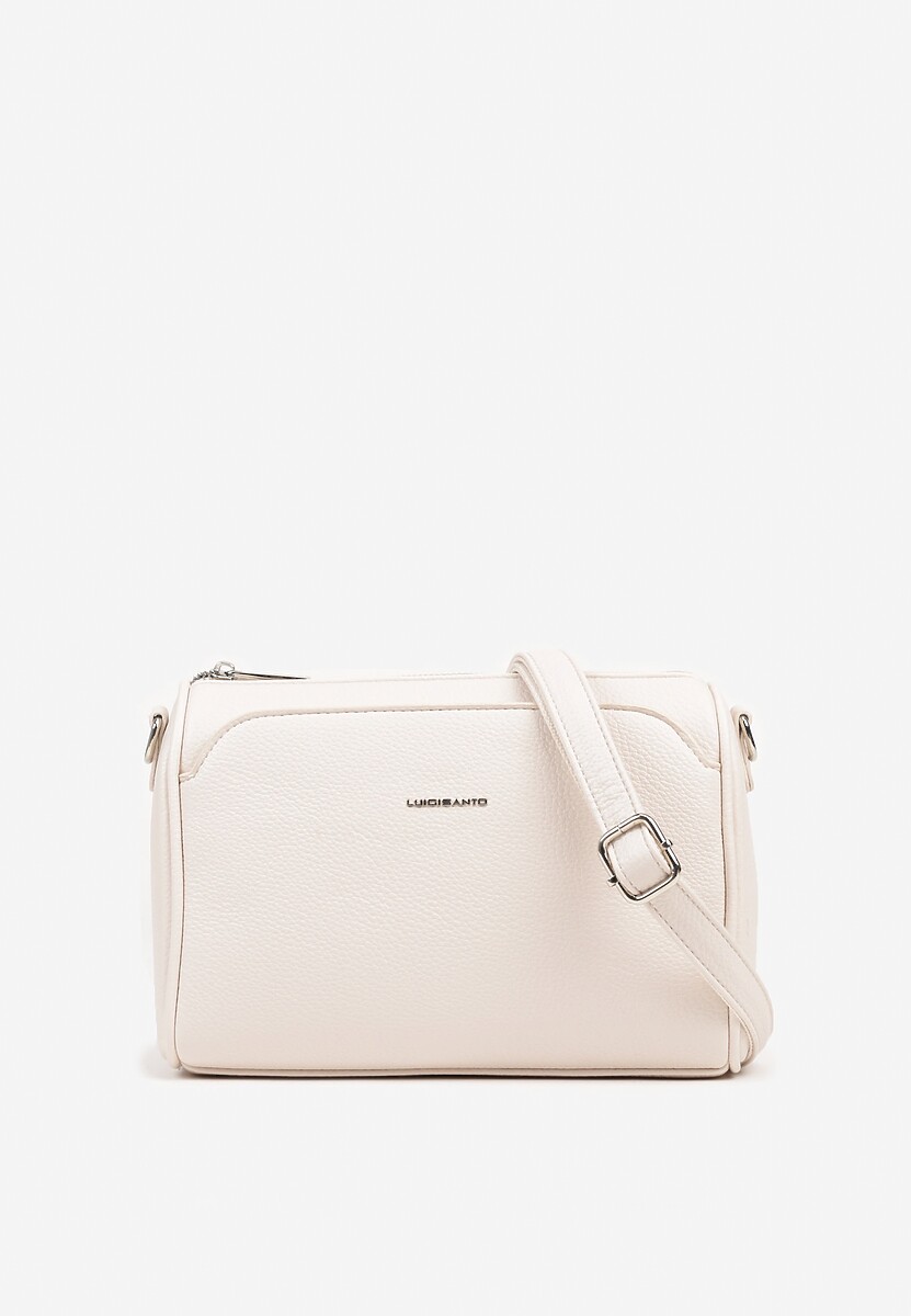 Jasnobeżowa Prostokątna Torebka Typu Listonoszka Nalimisse