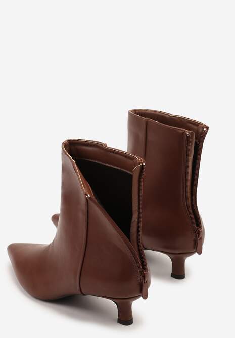 Brązowe Botki Vices  na Kaczuszce Falomara