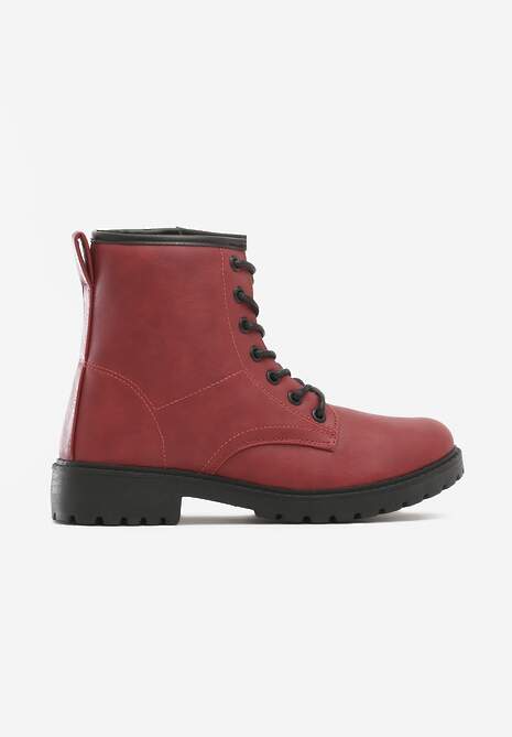 Bordowe Botki Baines
