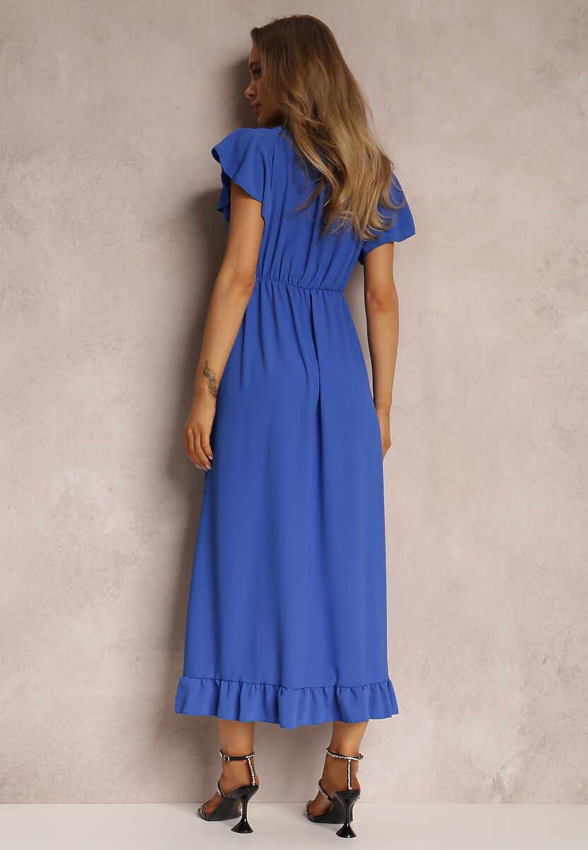 Granatowa Sukienka Morleo