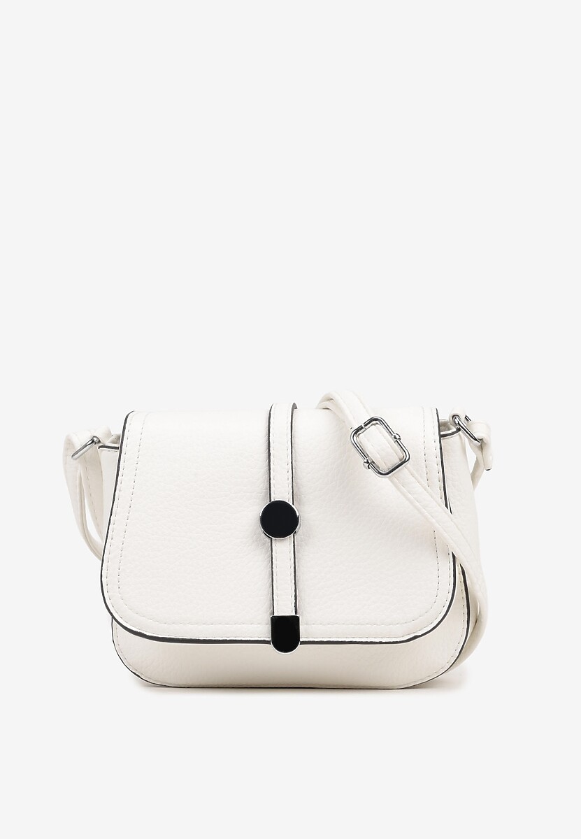 Jasnozielona Torebka Listonoszka Ozdobiona Klapą Dolissea