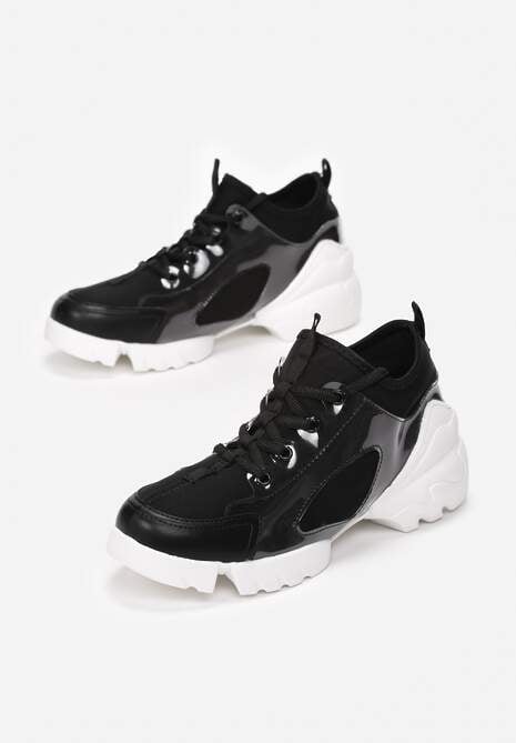Czarne Sneakersy Athizithe