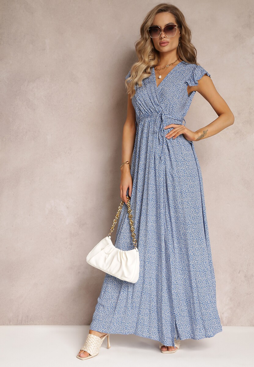 Niebieska Sukienka Karmay