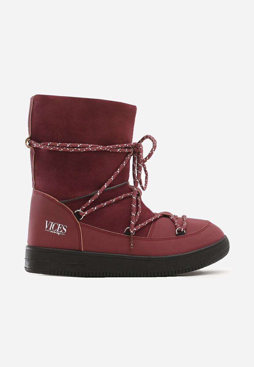 Bordowe Śniegowce Night Magic