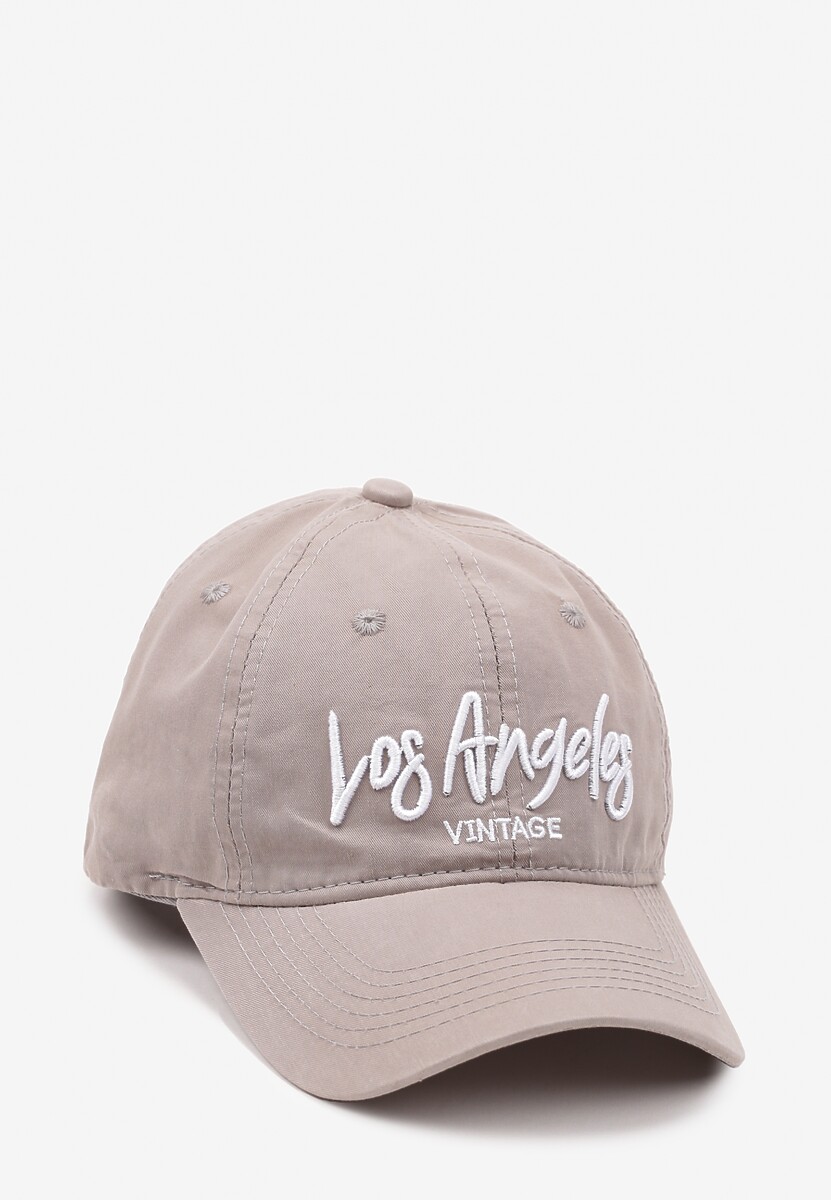 Szara Regulowana Czapka z Daszkiem z Bawełny Lorzedia