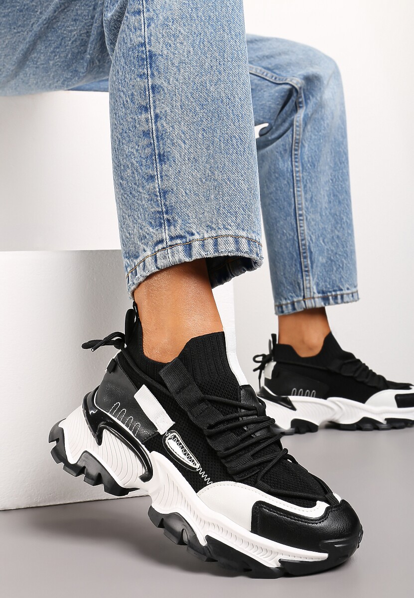 Czarne Sneakersy Kharena